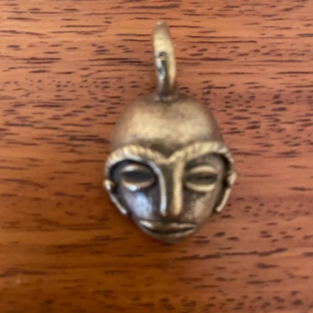 Brass mask pendant  - Handicraft